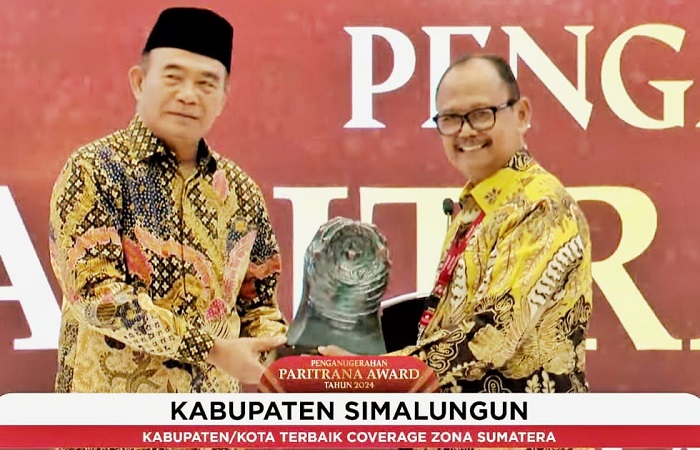 Pemkab Simalungun Terima Paritrana Award 2024