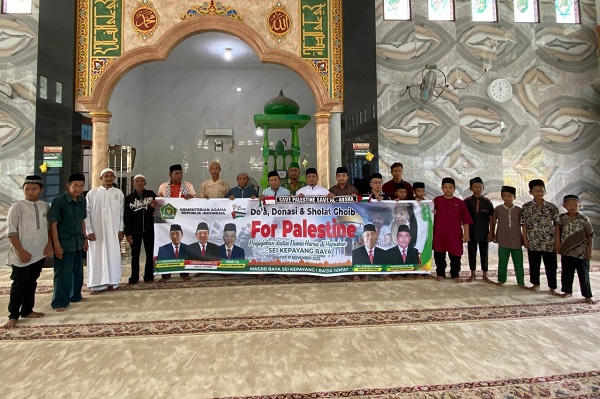 KUA Sei Kepayang Aksi Solidaritas Palestina