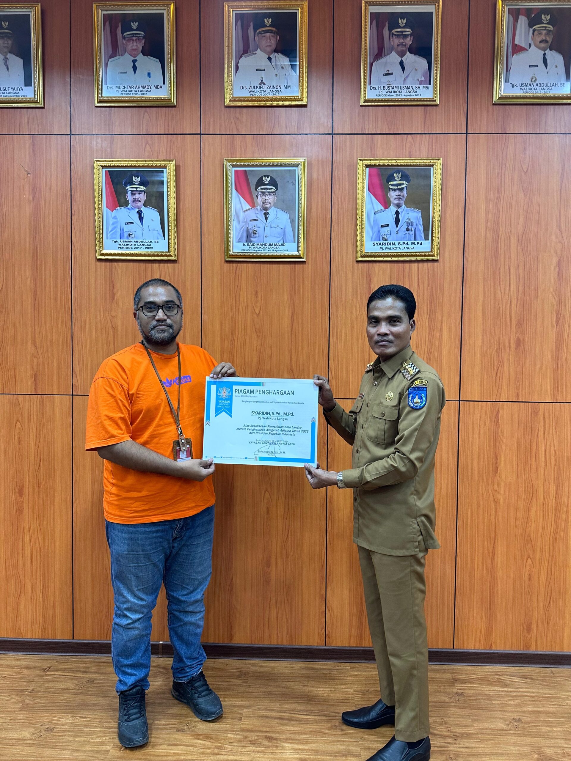 YARA Apresiasi Capaian Adipura Kota Langsa