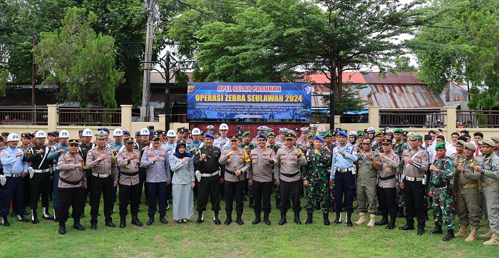 Gelar Pasukan Operasi Zebra Seulawah-2024 Di Sabang
