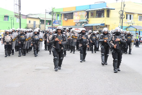 Polres Binjai Gelar Simulasi Sistem Pengamanan Kota
