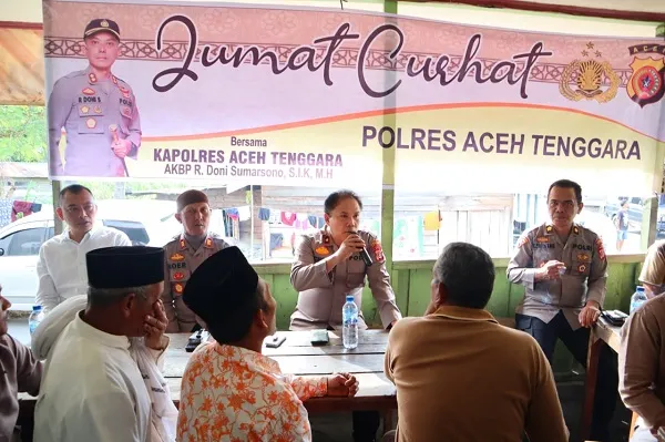 Jumat Curhat, Polres Agara Akan Tingkatkan Pelayanan
