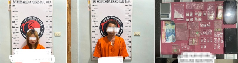 Jualan Sabu, Sepasang Kekasih Dibekuk Polres Batubara