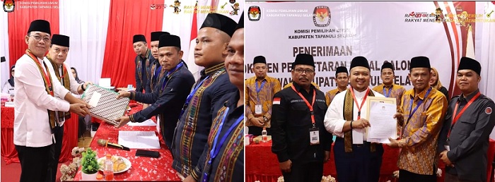 KPU Tapsel: 2 Paslon Bupati Dan Wakil Bupati, Memenuhi Syarat