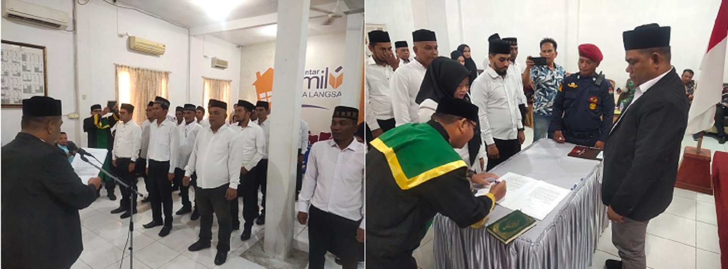 25 Anggota PPK Dilantik