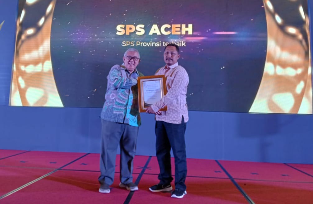 SPS Aceh Terima Penghargaan Sebagai SPS Provinsi Terbaik Tahun 2024