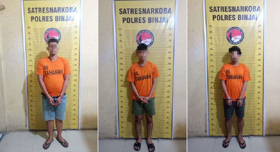 3 Pria Terlibat Sabu Ditangkap Polisi