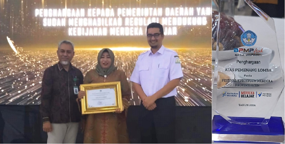 Disdikbud Langsa Raih Penghargaan Festival Kurikulum Merdeka