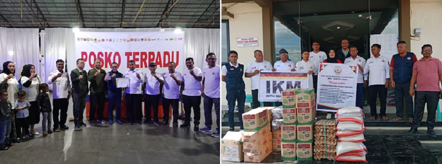 IKM Madina Salurkan Bantuan Korban Bencana Sumbar