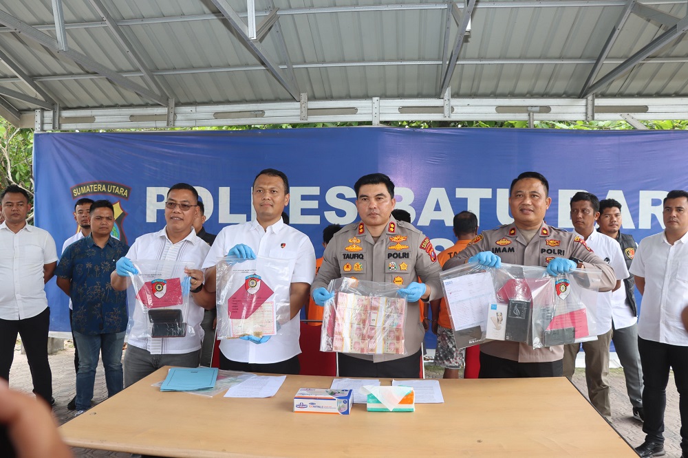Tiga Kawanan Perampok Rumah Disikat Satreskrim Polres Batubara