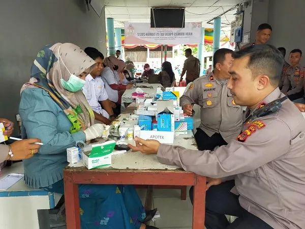 Gelar Pengobatan Gratis, Polres Abdya Layani Ratusan Pasien