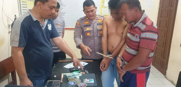 Polsek Bambel Agara Amankan Dua Tersangka Pengedar Narkoba
