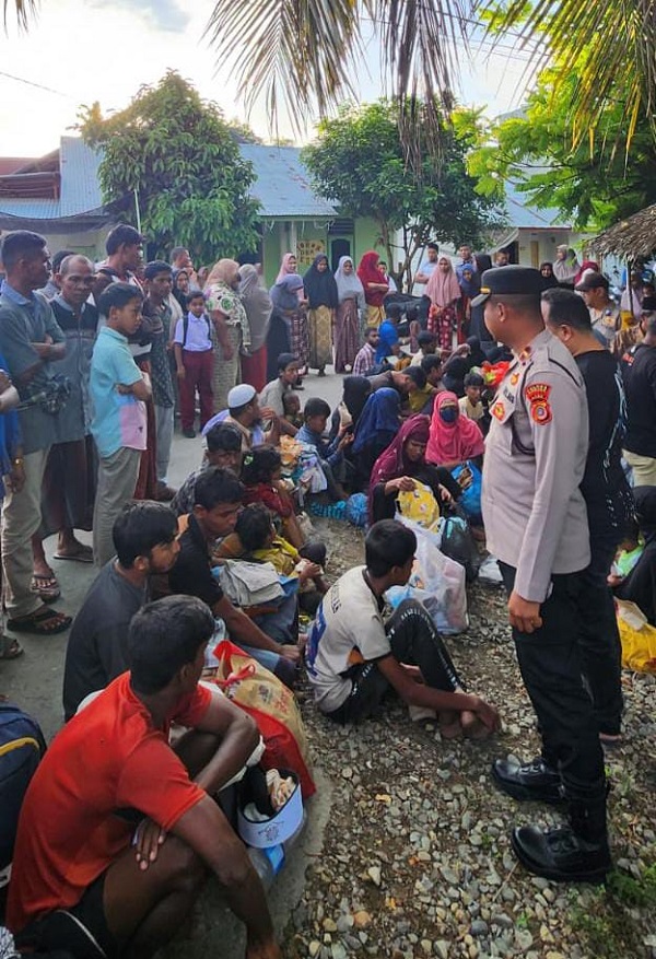 Yayasan Geutanyoe Kirim Tim Emergency Tangani Rohingnya Di Bireuen