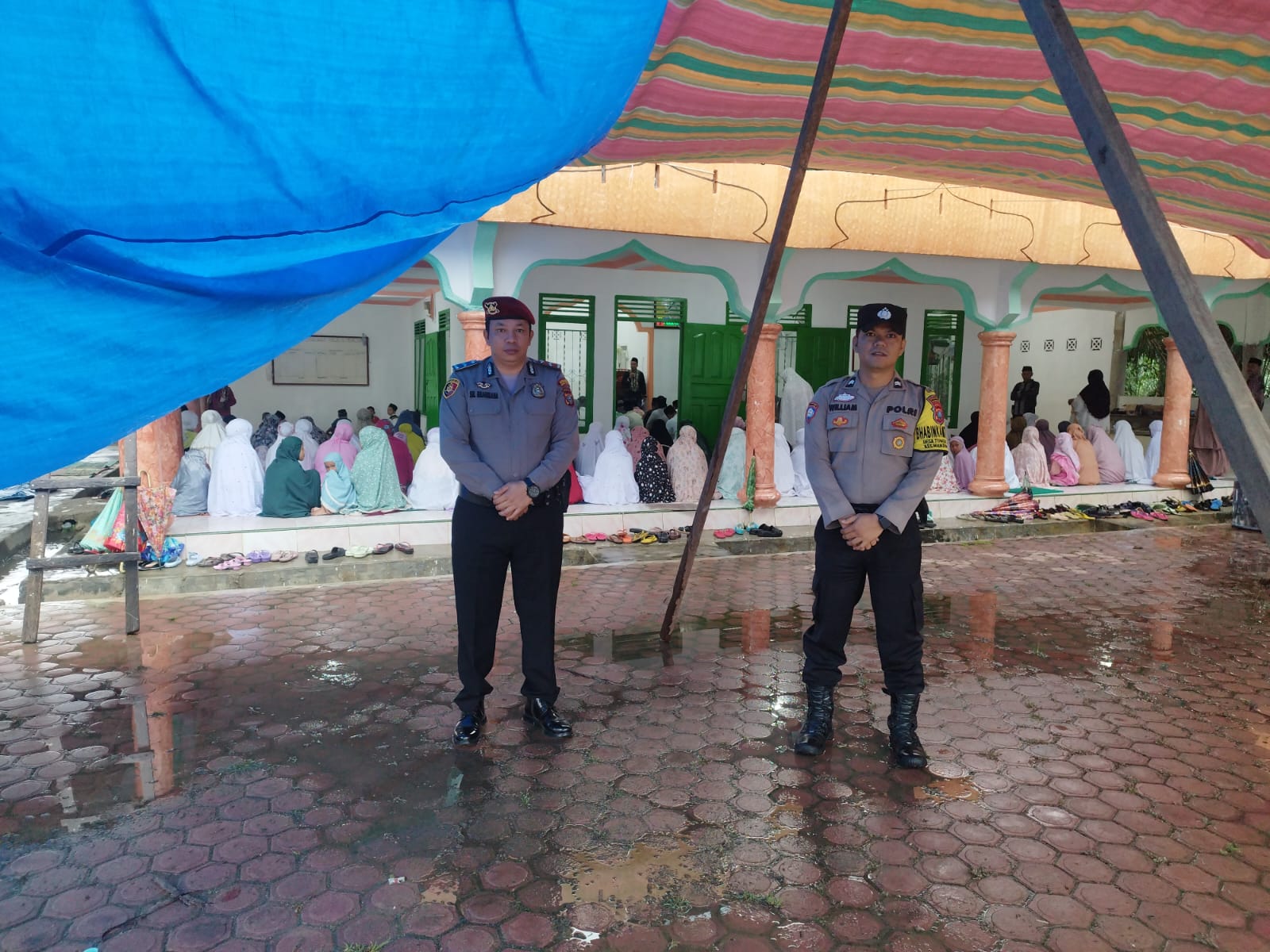 98 Personel Diturunkan Pengamanan Shalat Idul Adha 1445 H Di Tapteng