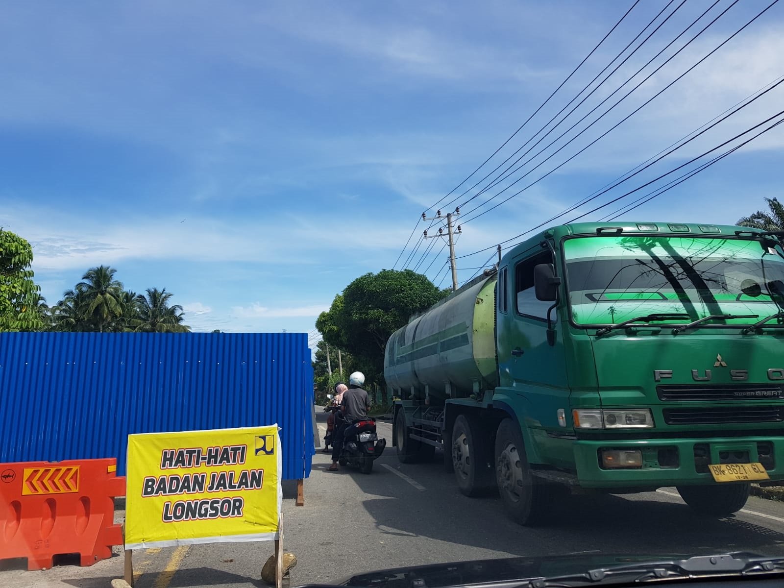 Badan Jalan Amblas Akan Diperbaiki