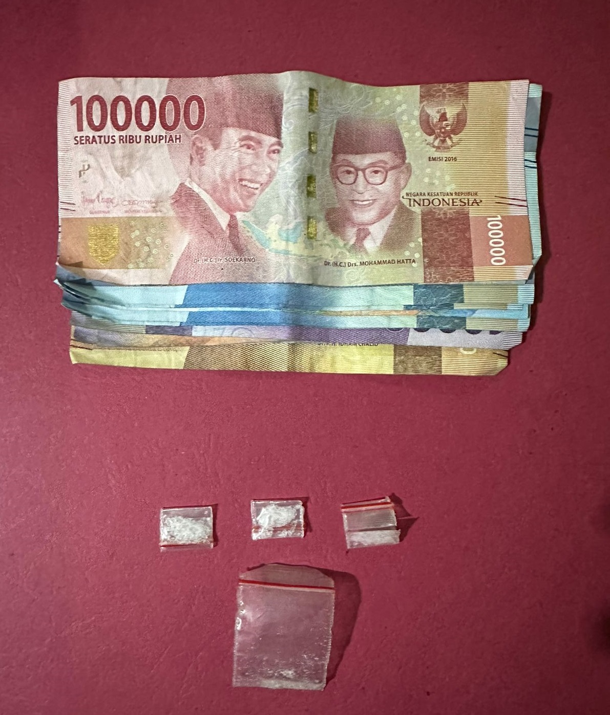 Miliki Sabu, Tiga Pria Meringkuk Di RTP Polsek Indrapura