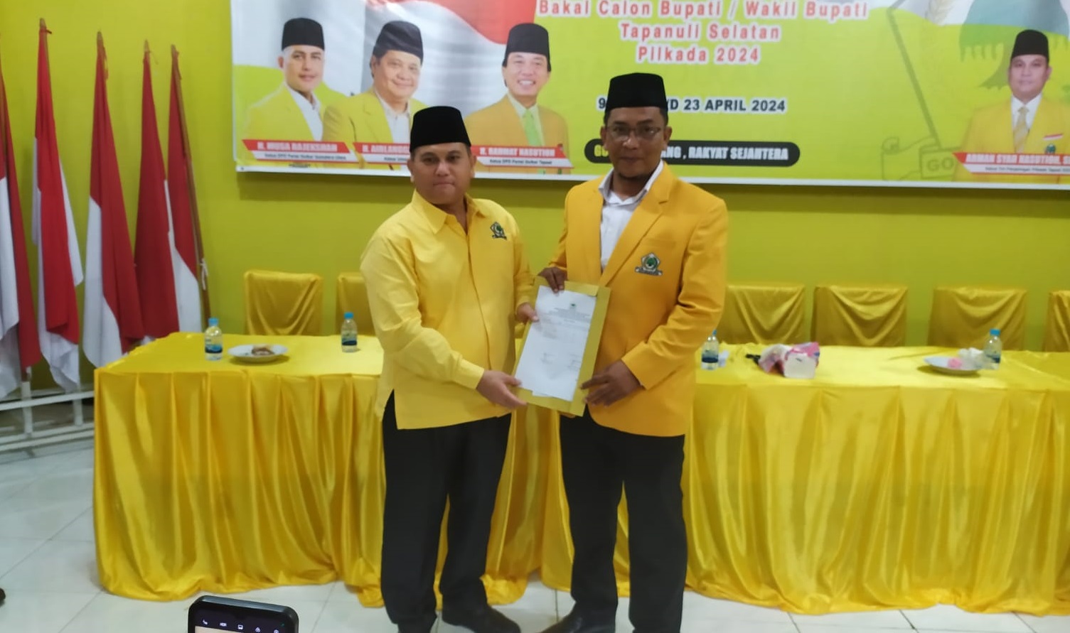 Wakil Bupati Dan Mantan Sekda Tapsel Ikut Bersaing Perebutkan Golkar