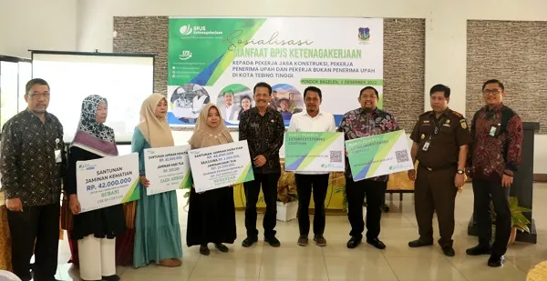 BPJS Ketenagakerjaan Kanca Tebingtinggi Sosialisasi Manfaat BPJS