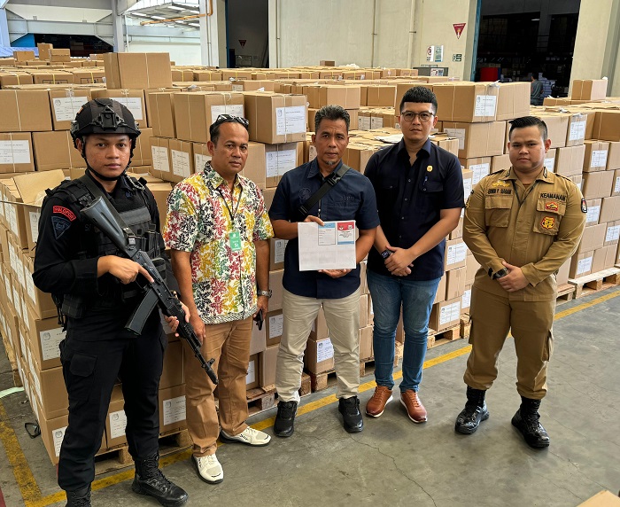 KIP Pantau Proses Cetak Kertas Suara