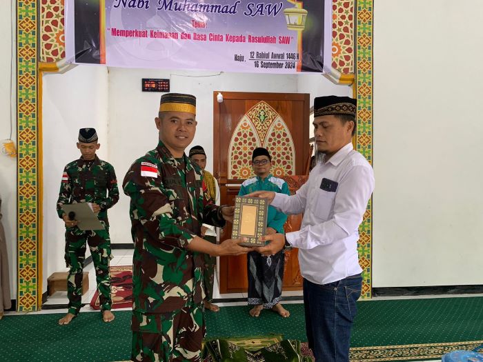Muspika Distrik Haju Peringati Maulid Nabi Muhammad SAW