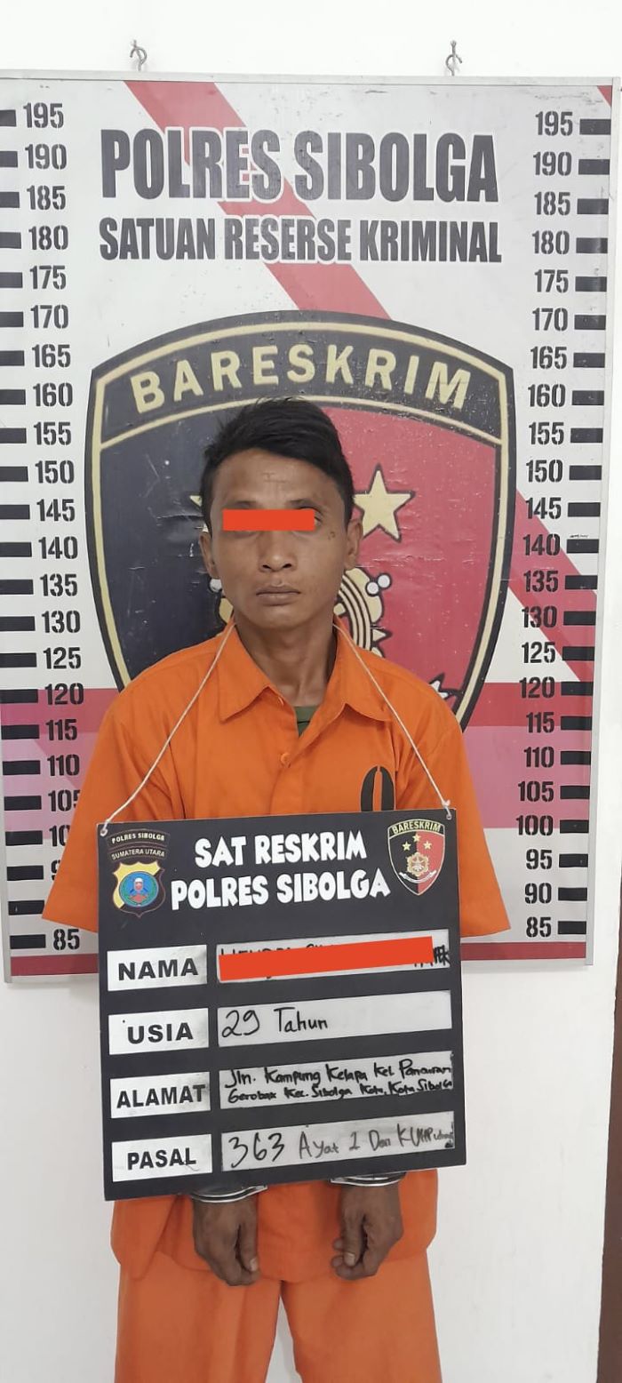 Polres Sibolga Ringkus Tersangka Pencuri Sepeda Motor