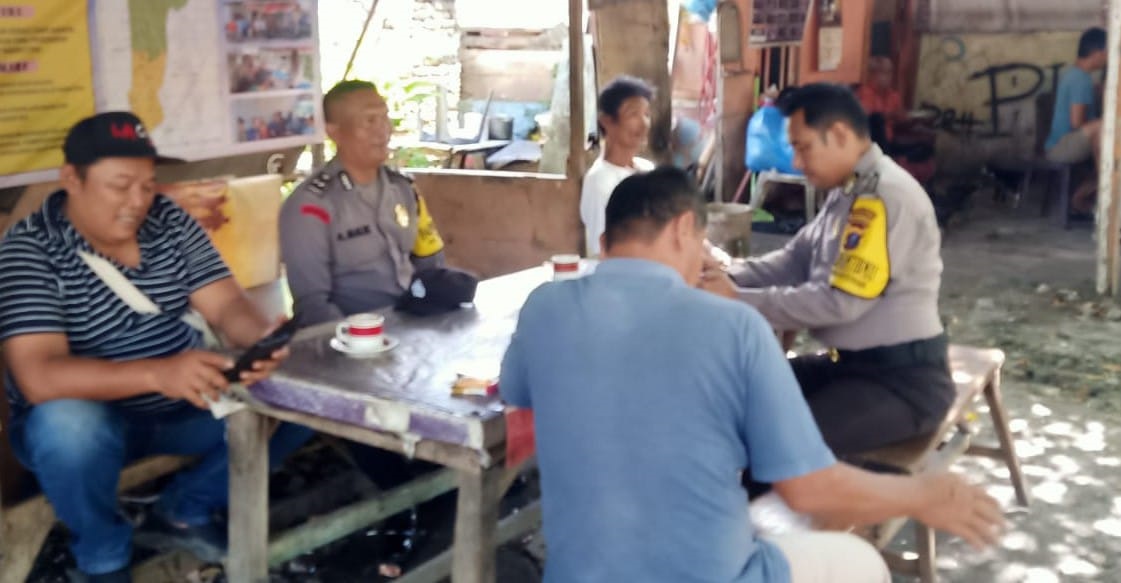 Cegah Peredaran Narkoba, Bhabinkamtibmas Polres P.Siantar Patroli