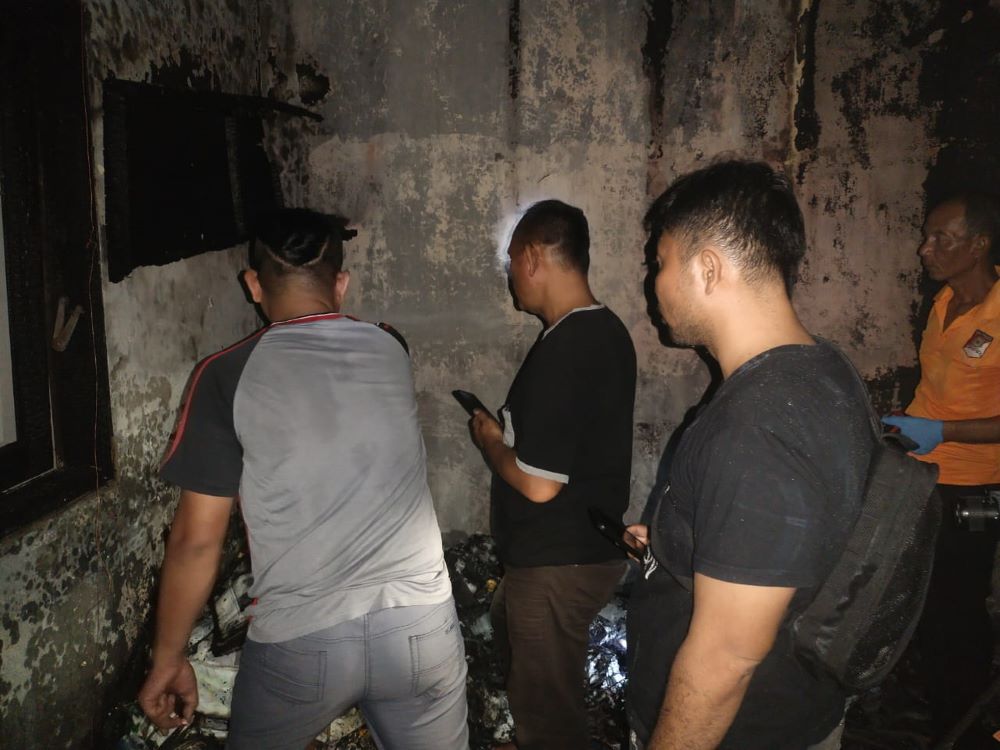 Komputer, AC Hingga File Turut Terbakar Di Ruang Sat Intelkam Polresta Deliserdang