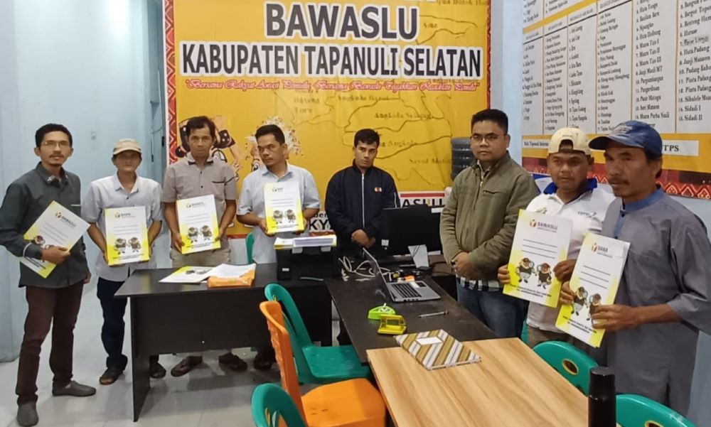 6 Warga Tapsel Lapor Ke Bawaslu, Dicatut Dukung Bapaslon Independen