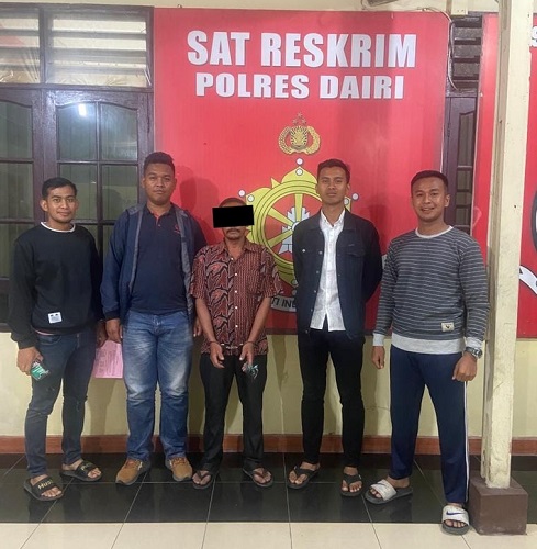 Sat Reskrim Polres Dairi Amankan Pelaku Penganiyaan Berat