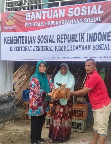 Kemensos Salurkan Ratusan Hewan Ternak