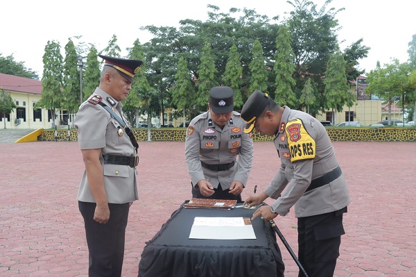 Kapolres Aceh Tamiang Pimpin Sertijab