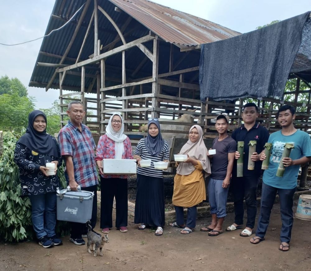 Dosen USU Berinovasi Pembuatan Es Krim Prebiotik-Probiotik Dengan Susu Kambing