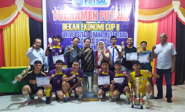 Turnamen Futsal Dekan Ekonomi Cup II UGN Padangsidimpuan Sukses, Ini Juaranya