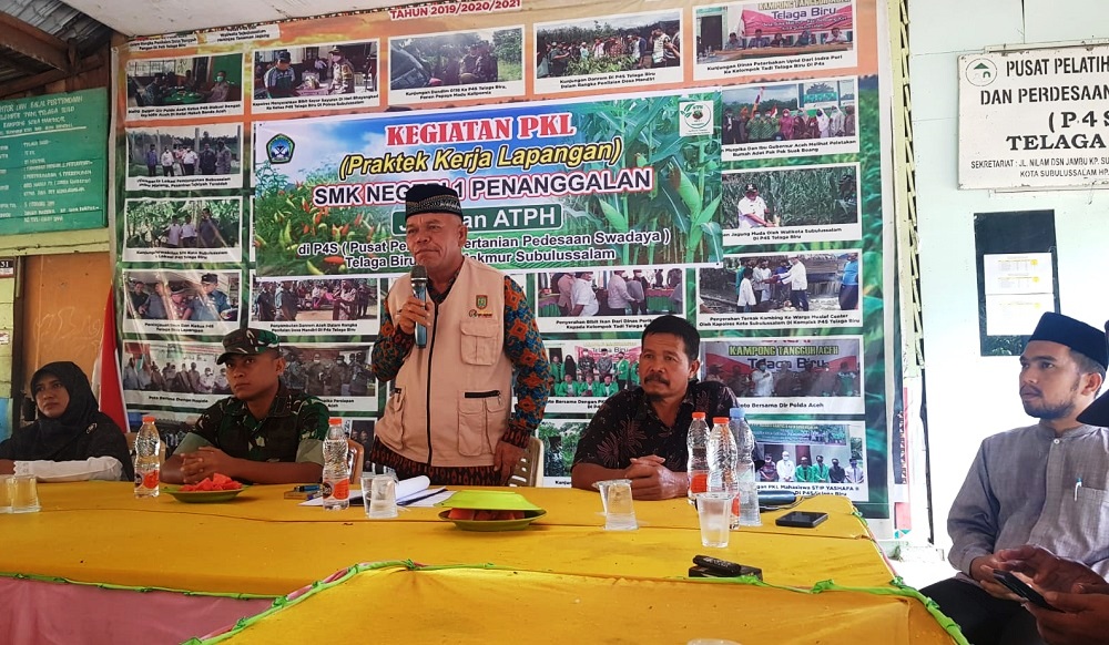 Ketua KTNA Subulussalam Terima Siswa Praktik