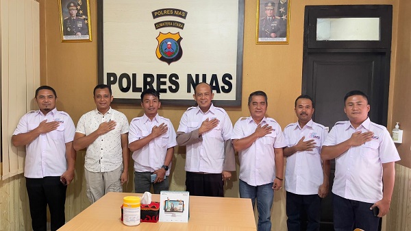 Kapolres Dukung Pembentukan SMSI Kepulauan Nias