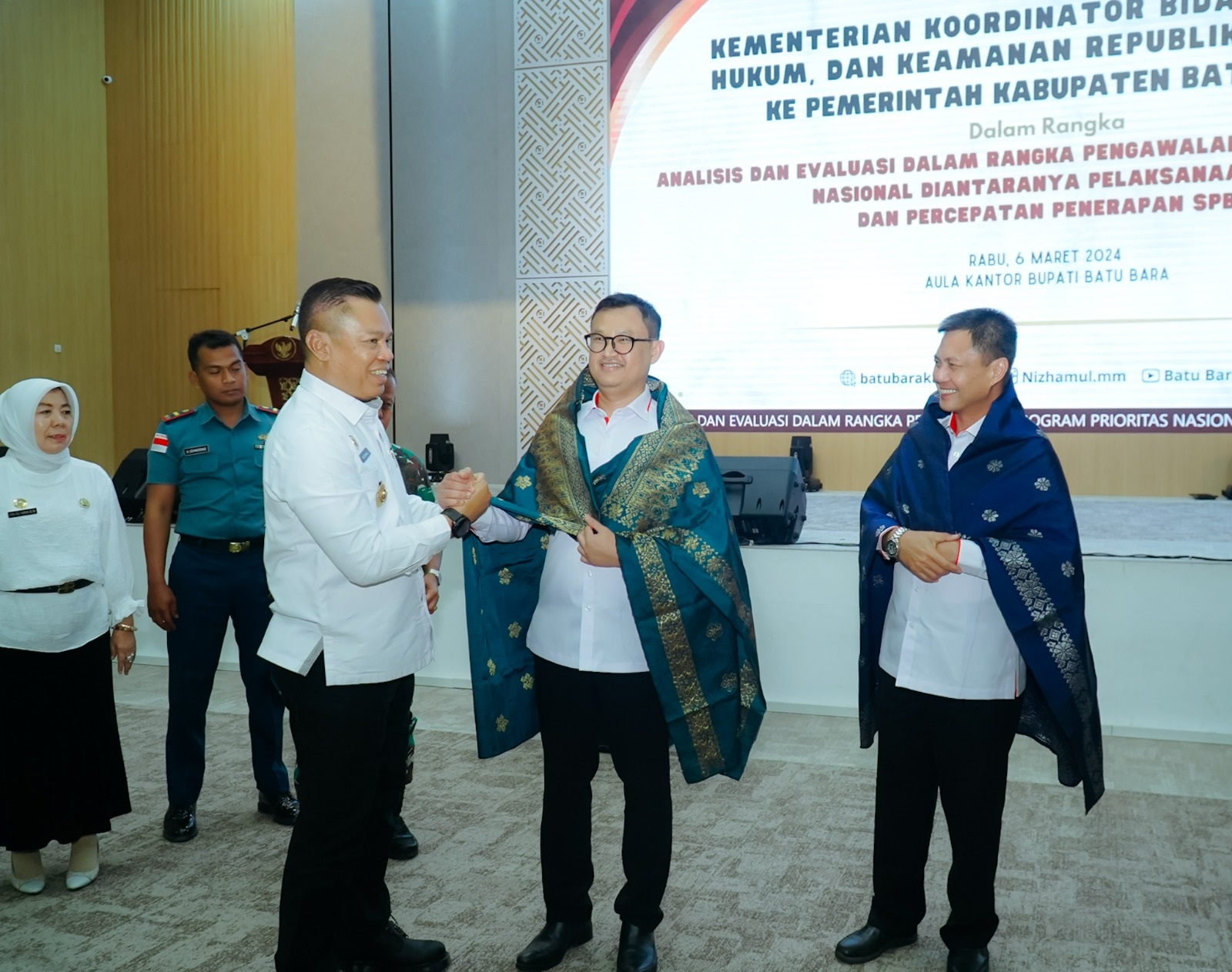 Tim Kemenkopolhukam RI Kunker Ke Batubara