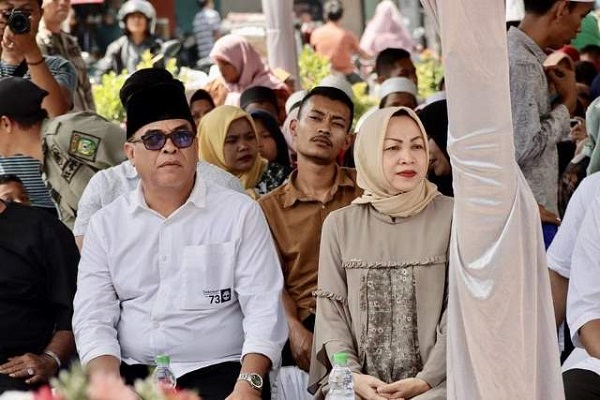 Hj Eli Mahrani Lubis Minta Restu Bupati Madina