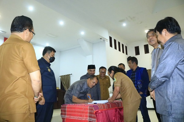 Bupati Samosir Apresiasi Penetapan Propemperda Tahun 2023