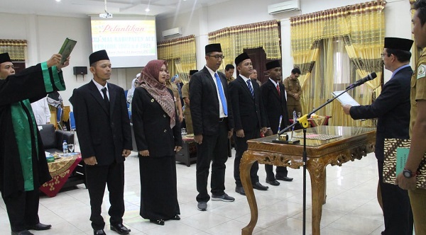 Lima Komisioner Baitul Mal Aceh Tamiang Dilantik