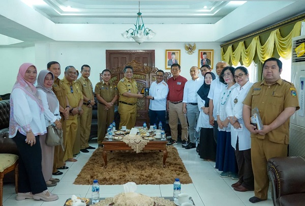 Pj Wali Kota Tebingtinggi Terima Audensi Rektor Unimed