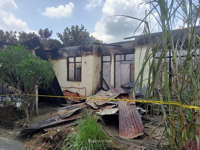 Rumah Wartawan Di R.Prapat Dibakar OTK
