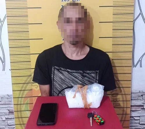 Bawa Paket Sabu, Warga Tamiang Ditangkap
