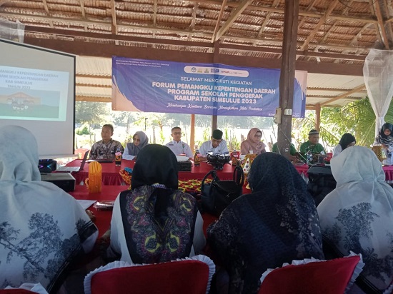Sekolah Penggerak Simeulue Ikuti Diskusi Dan Pelatihan PSP
