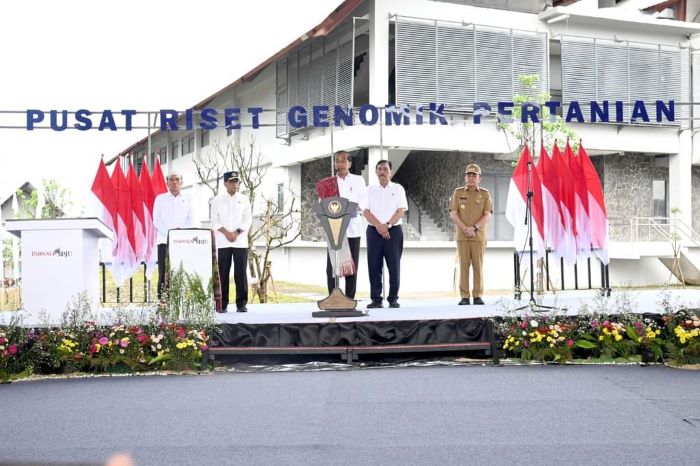 Jokowi Resmikan Pusat Riset Genomik Pertanian Di Humbahas