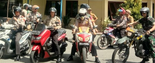 Ciptakan Situasi Kondusif, Polres P.Siantar Laksanakan Patroli Tiga Pilar