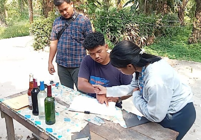Jelang PON Satreskrim Polres Batubara Razia Pekat