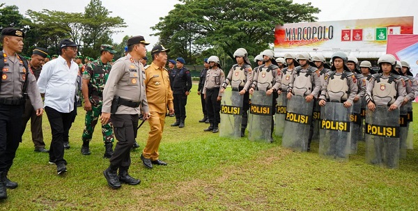 Bupati Simalungun Hadiri Apel Gelar Pasukan Ops Mantap Brata Toba