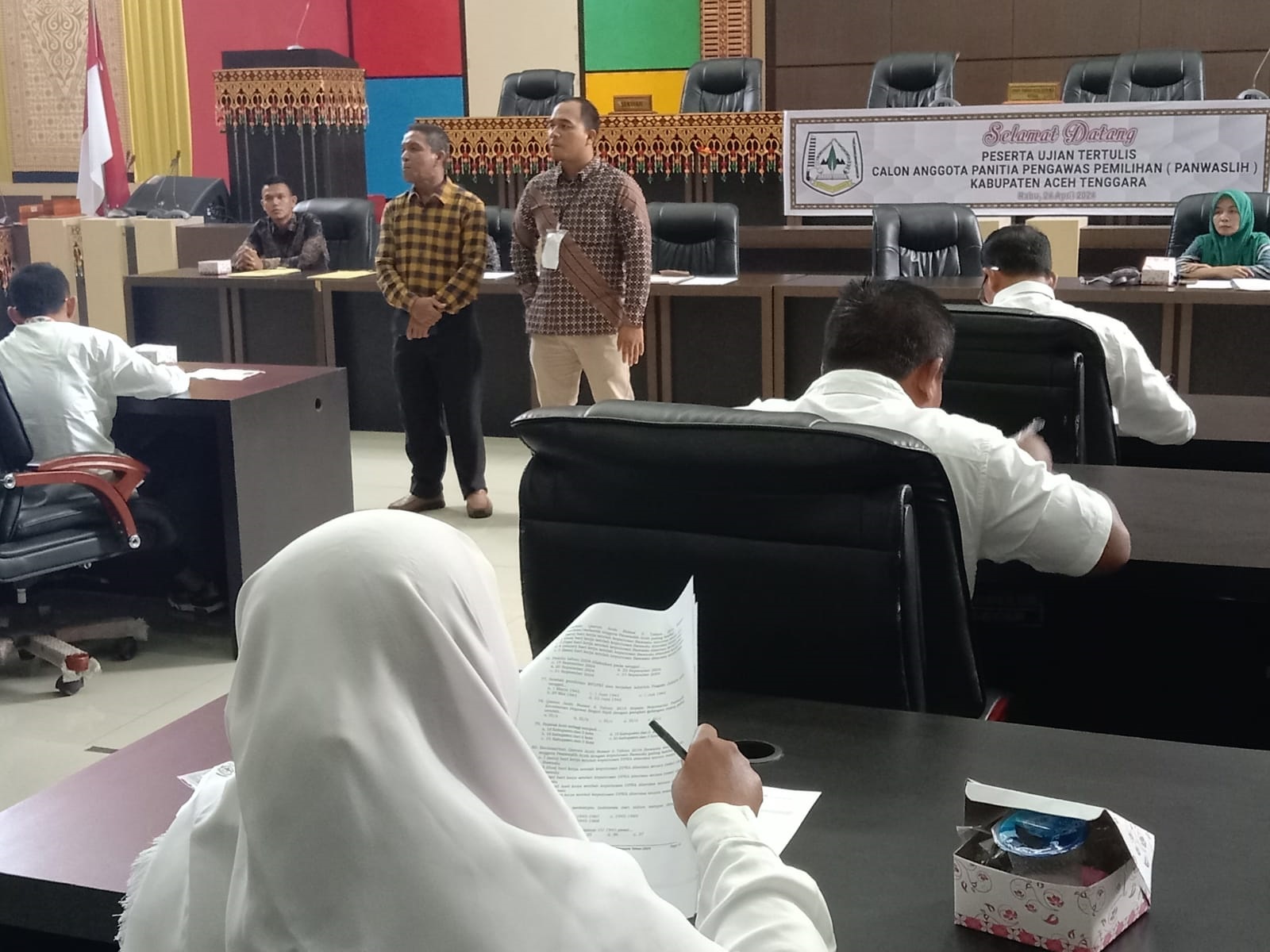 20 Peminat Calon Panwaslih Pilkada Agara Ikuti Ujian Tertulis
