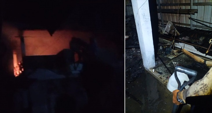 Korsleting Listrik, Lantai Dua Rumah Warga Terbakar