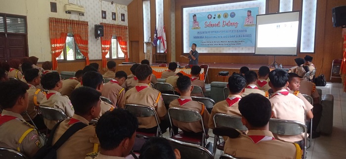 Kwarcab Pramuka Aceh Tamiang Gelar Sosialisasi Bahaya Narkoba